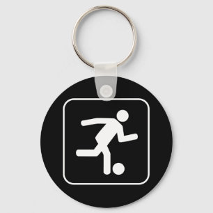 Football Soccer Symbol Keychain