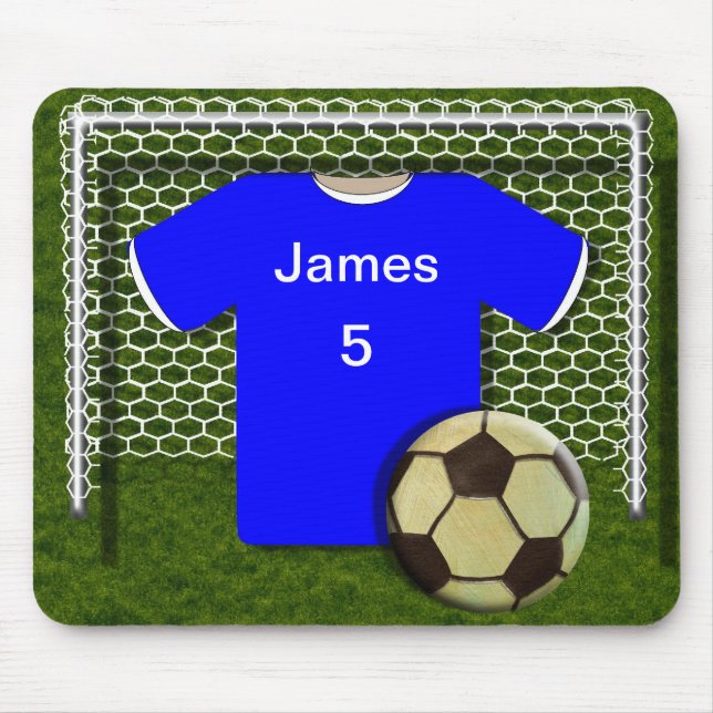 Football Soccer Theme Personalised Mouepad Mouse Pad (Front)