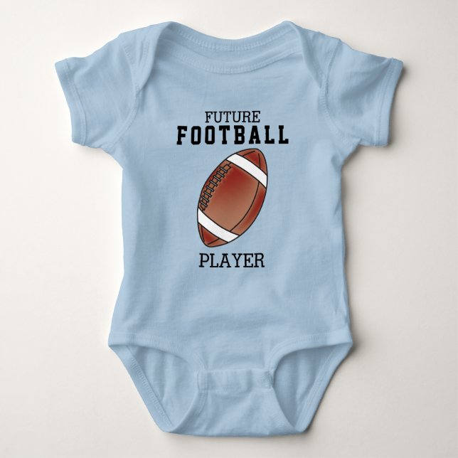 Football Sport   Baby Bodysuit (Front)