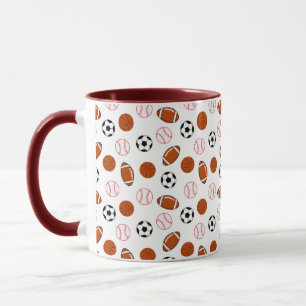 Football Sport Pattern Mug