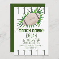 Football Sport TouchDown Party Tailgating Birthday