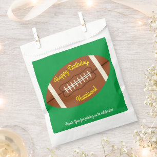 Football Sports Birthday Party Favour Bags