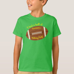 Football Sports Birthday Party T-Shirt