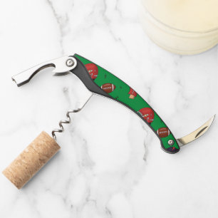 Football Sports Equipment, Food and Drink Corkscrew