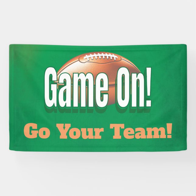 Football Sports Game Team Party  Banner (Horizontal)