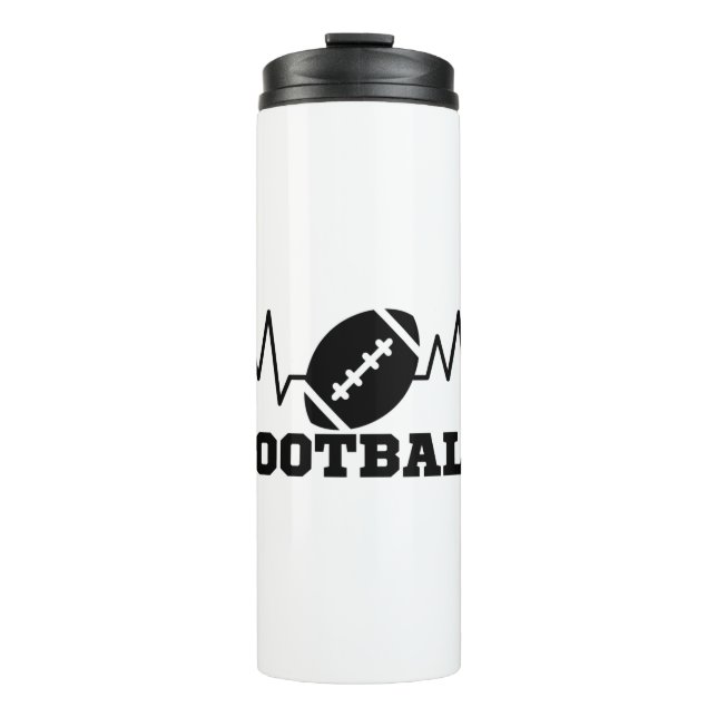 Football  sports Olympics Thermal Tumbler (Front)