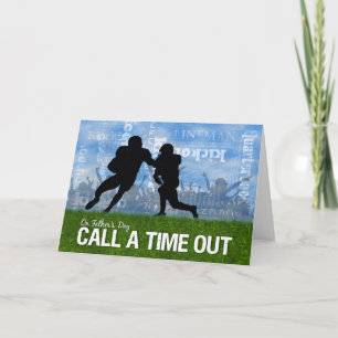 Football Sports Theme Father's Day Card