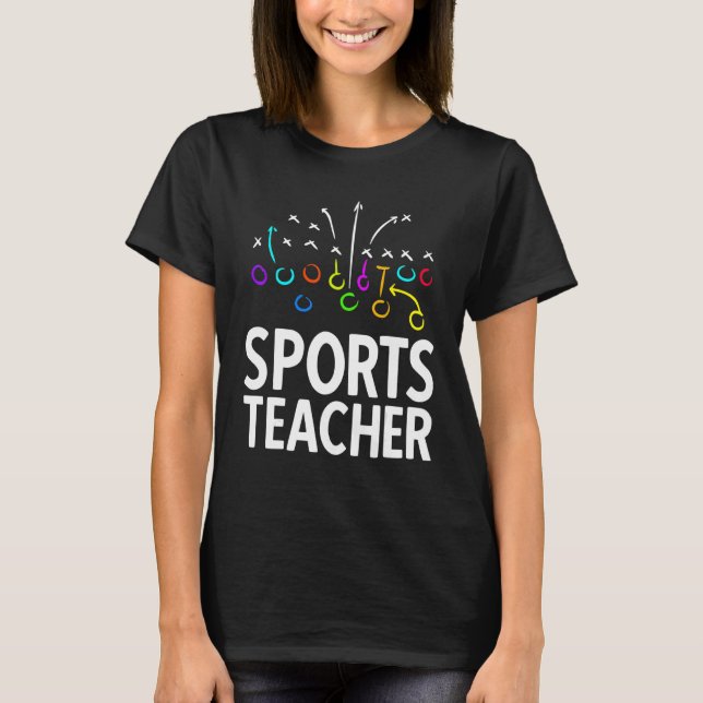 Football Sports Trainer Coach Player T-Shirt (Front)