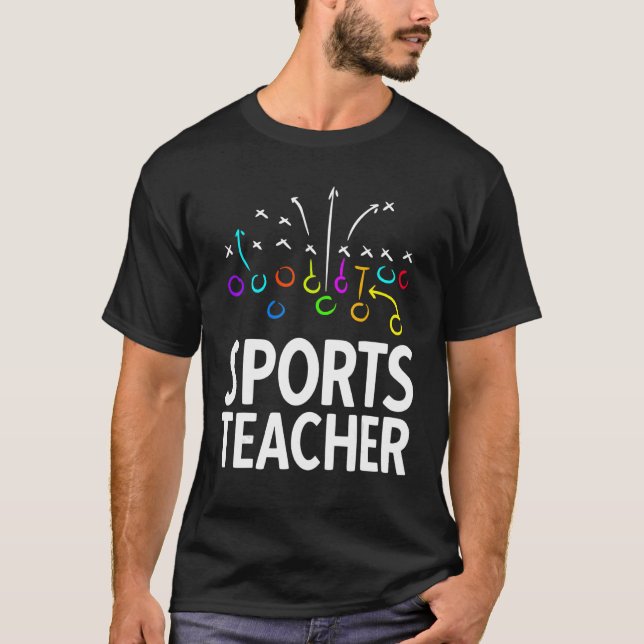 Football Sports Trainer Coach Player T-Shirt (Front)