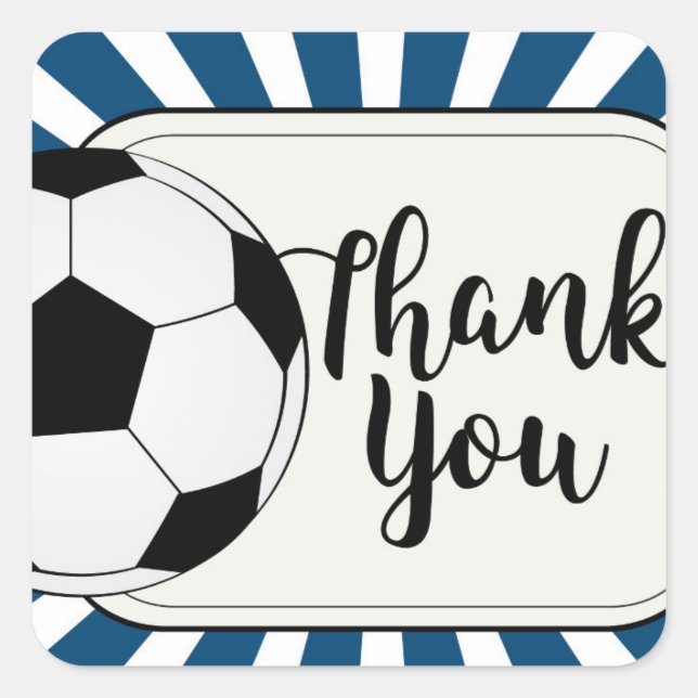 football square sticker (Front)