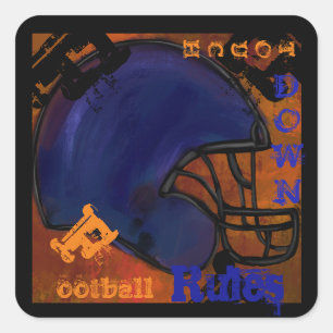 FOOTBALL SQUARE STICKER