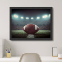 Football Stadium Field Lights Panoramic
