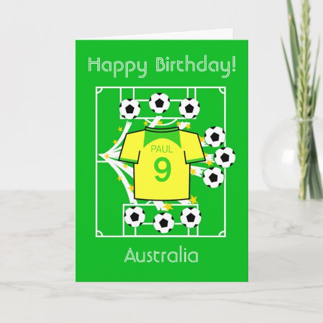 Football Star Australia Card (Front)