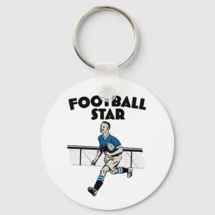 Football Star Key Ring