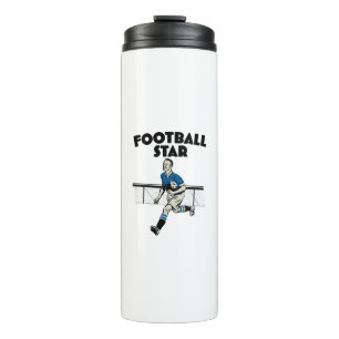 Football Star Thermal Tumbler