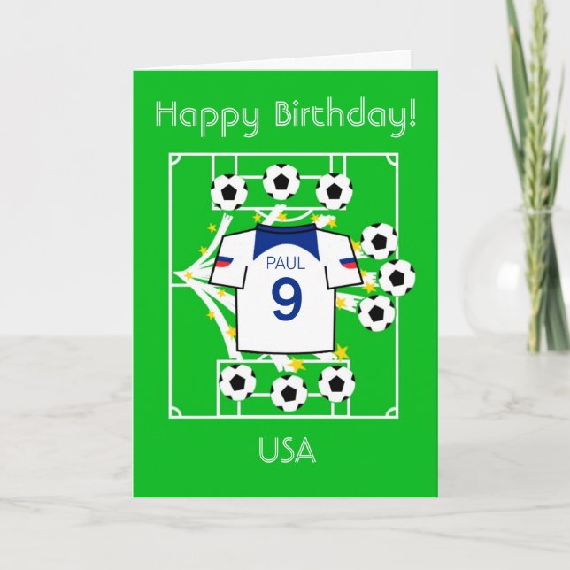 Football Star USA Card (Front)