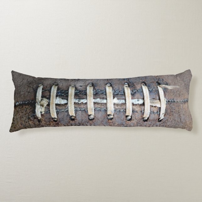 Football Strings Horizontal Body Cushion (Front)