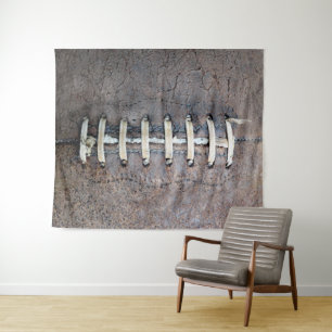 Football Strings Horizontal Tapestry