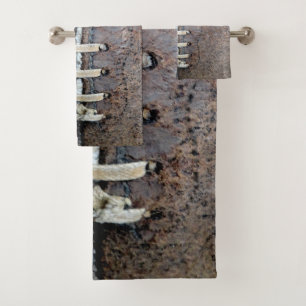 Football Strings Vertical Bath Towel Set