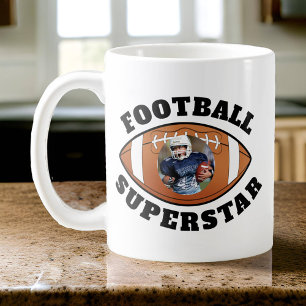Football Superstar Photo Coffee Mug