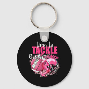 Football Survivor Time To Tackle Breast Cancer Awa Key Ring
