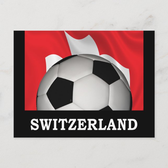 Football Switzerland Postcard (Front)