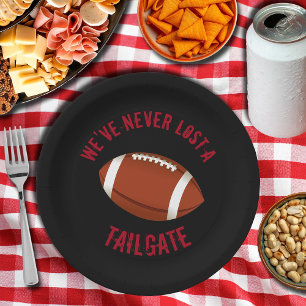 Football Tailgating Paper Plates