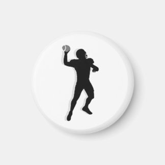 Football TD TAG Quarterback - White-L Magnet