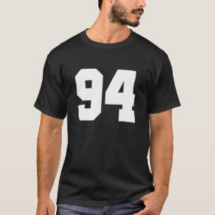 Football Team Number 94 American Rugby Team, Cool T-Shirt