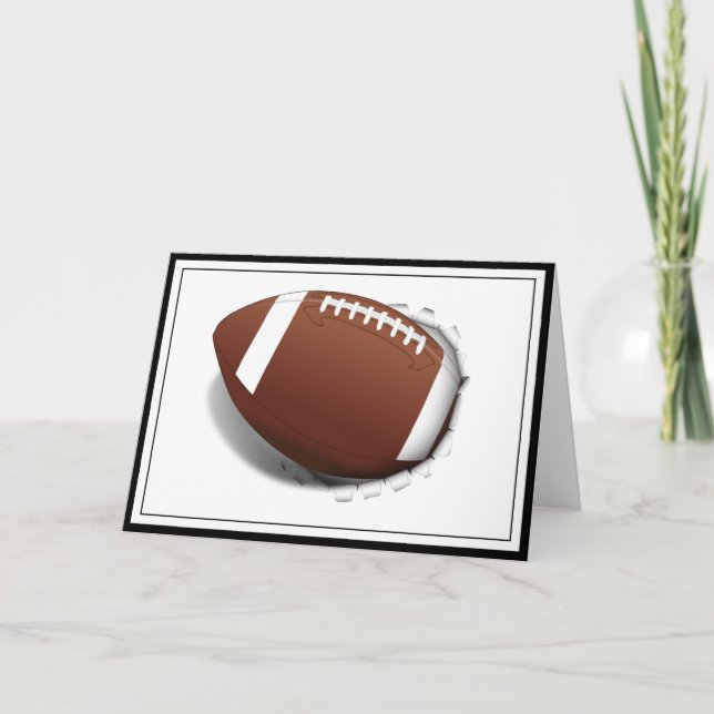 Football Tearing Out Card (Front)