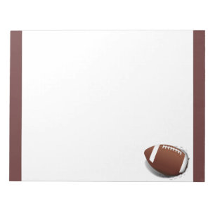 Football Tearing Out Notepad