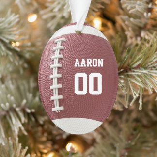 Football Texture Look Ornament
