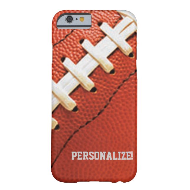 Football Texture Personalised iPhone 6 case (Back)