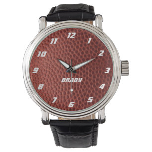 Football Texture Personalised Watch