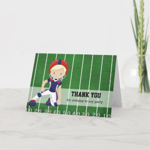 Football Thank You Card