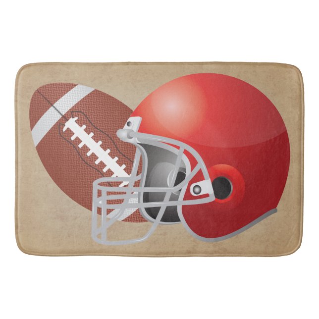 FOOTBALL THEME BATH MAT (Front)