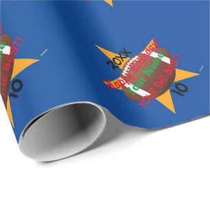 Football Theme Personalised Birthday Gift Wrap