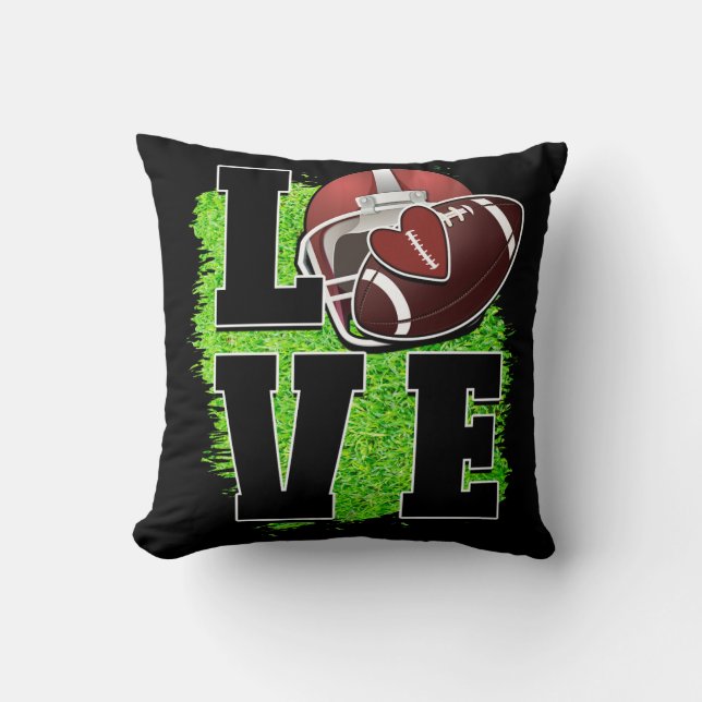 Football Theme Pillow (Front)