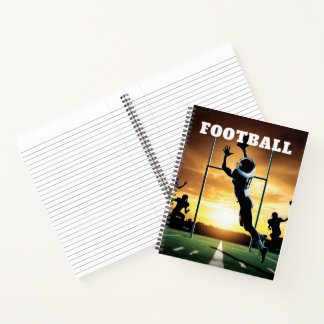 football theme Spiral Notebook