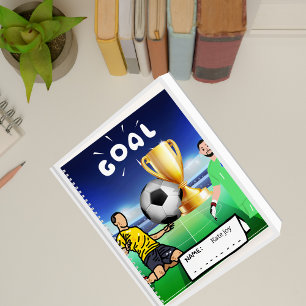  football theme Spiral Notebook