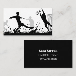 Football themed Business Card