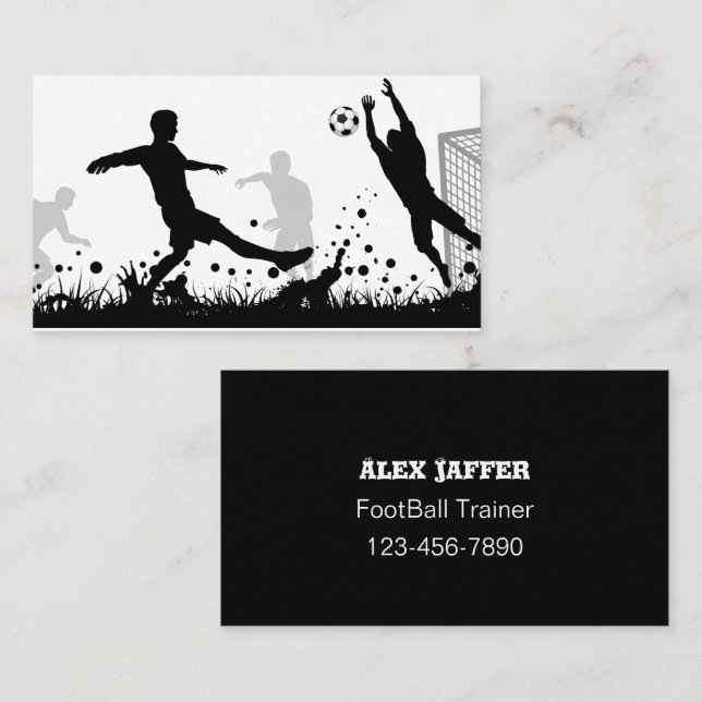  Football themed Business Card (Front/Back)