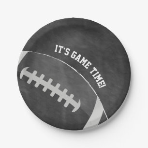 Football Themed Party Plates
