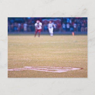 football themes postcard