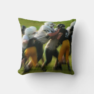 Football - Throw Pillow 16" x 16" HAMbyWhiteGlove