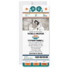 Football Ticket Wedding Invitation