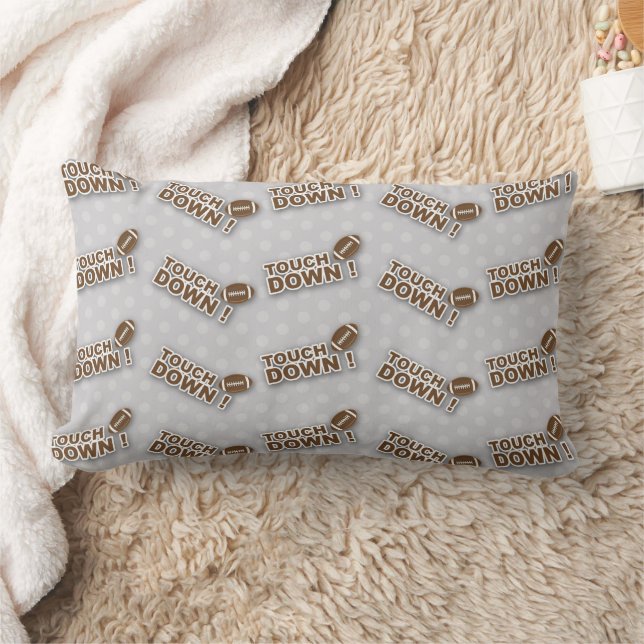 Football Touch Down  Lumbar Cushion (Blanket)