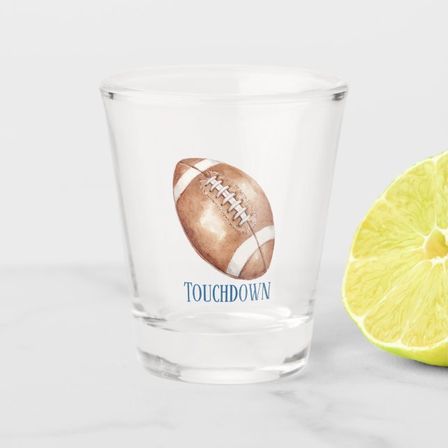 Football Touchdown Shot Glass (Front)