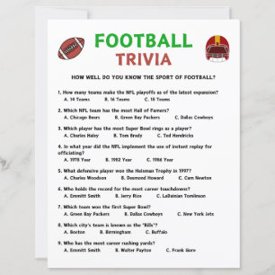 Football Trivia Game