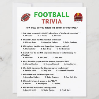 Football Trivia Game